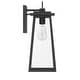 preview thumbnail 8 of 6, Hunter Ivory Dusk Outdoor Black Wall Light - Modern/Contemporary, Cottage - Front Porch, Patio, Garage