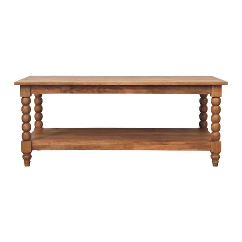 Artisan Furniture Solid Wood Barley Twist Coffee Table , Brown