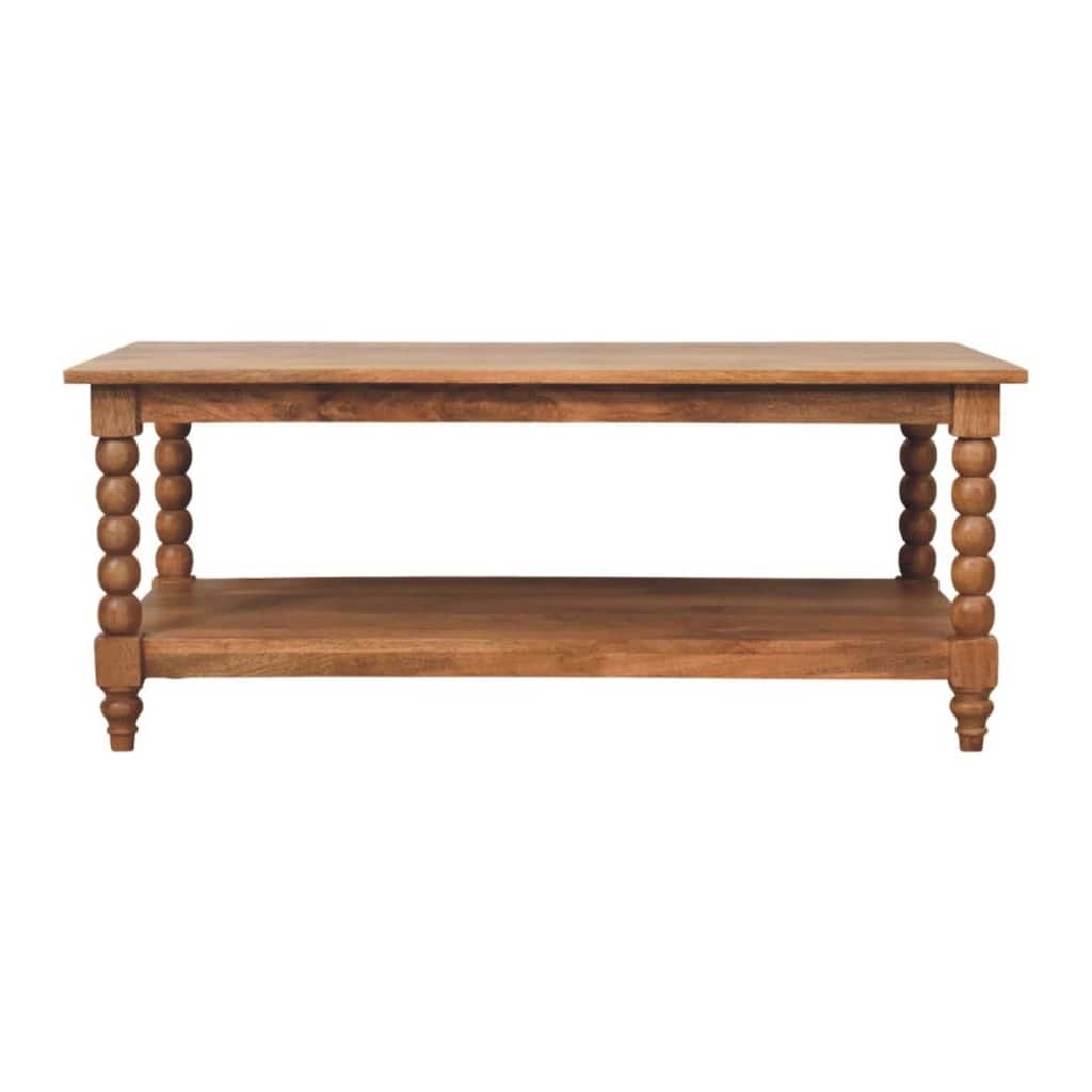 Artisan Furniture Solid Wood Barley Twist Coffee Table , Brown