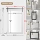 preview thumbnail 34 of 96, Modern Wall Mirrors, Rectangular Mirror with Wood Framed, Bathroom Mirror Barn Mirror Barn Door Mirror with Multi Size