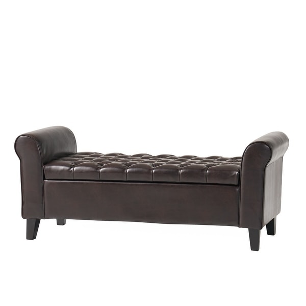 Christopher knight home keiko best sale fabric armed storage bench