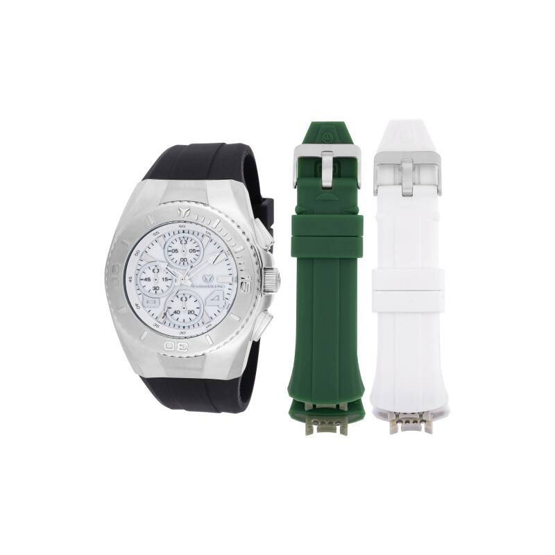 Technomarine Men's TM-124028 Cruise Quartz Chronograph White Dial Watch