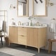 preview thumbnail 45 of 168, Gabi Bathroom Vanity with White Engineered Stone Top