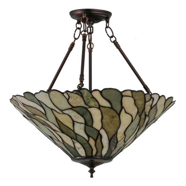 Meyda Tiffany 158688 Willow Jadestone 3 Light 20" Wide Pendant
