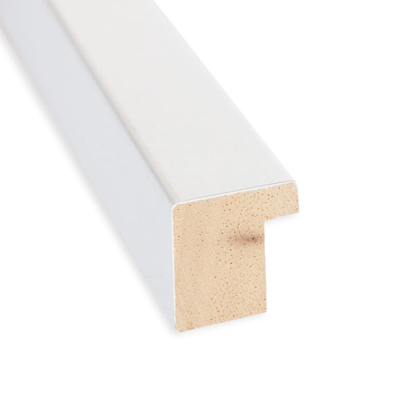 Svelte Wood Framed White Corkboard Bulletin Board