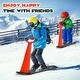 preview thumbnail 11 of 18, 1-Rider Snow Scooter with Grip Handle - 37" x 10" x 31" (L x W x H)