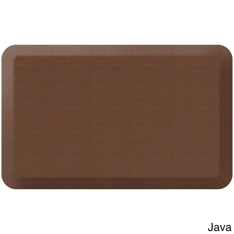 Designer Comfort Grasscloth Anti-Fatigue Kitchen Mat