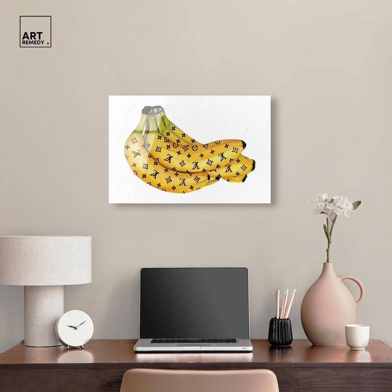Fashion Bananas III Acrylic by Art Remedy, Ready to Hang