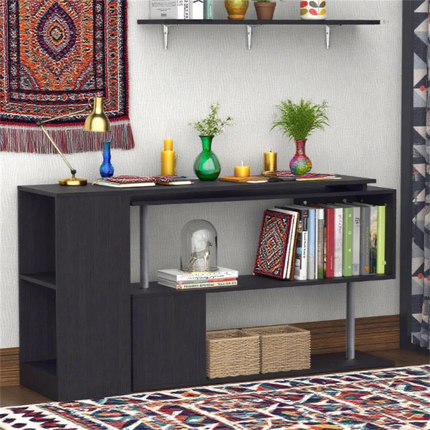 Rotating Corner Computer Desk ModernHome Office Workstation