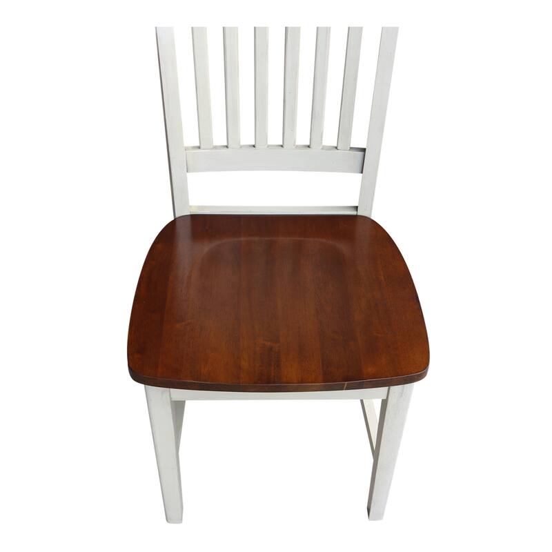 Solid Wood Mission Dining Side Chairs - Set of 2
