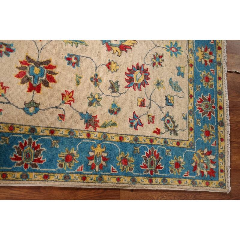 Transitional Oushak Oriental Accent Rug Handmade Wool Carpet - 3'5" x 5'0"