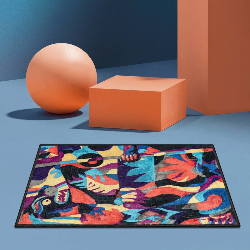 Well Woven x Misha Tyutyunik Sunday Jungle There Will Be Blood Rug