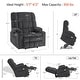 preview thumbnail 24 of 45, MCombo Dual Motor Power Lift Recliner Chair with Massage and Heat for Big People, Fabric R7891 (Large-Wide)