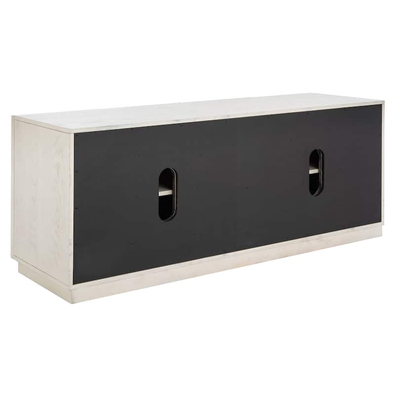 SAFAVIEH Couture Zeus 4 Door Wood Media Stand - 58"W x 18"D x 24"H