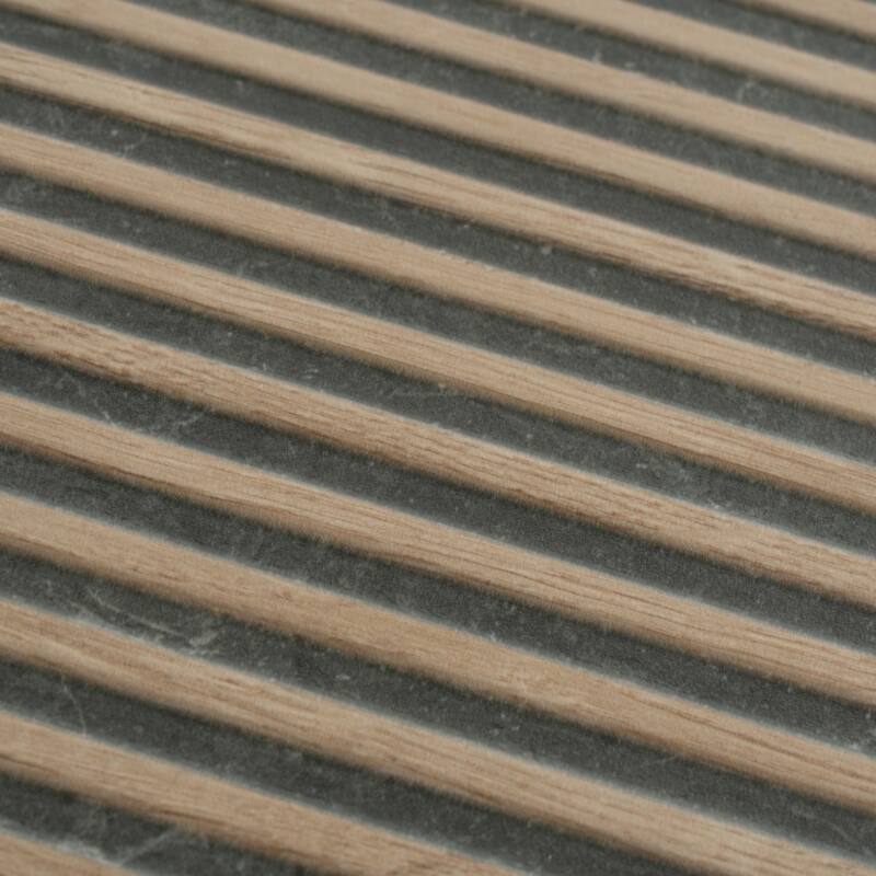 Bois 24x48 Taupe Wood Ceramic Large Format Fluted Wall Tile (15.5 sq ft/case) - 2 Pack