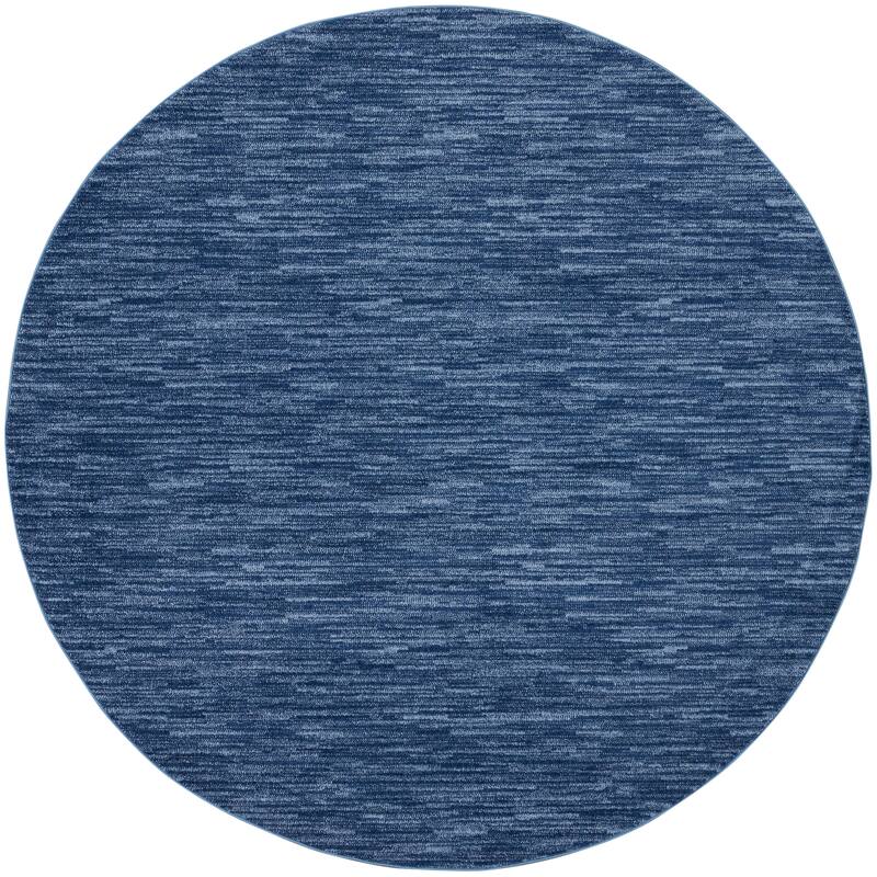 Nourison Essentials Solid Contemporary Indoor/Outdoor Area Rug