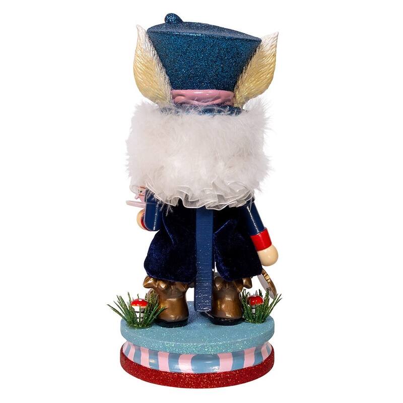 Kurt Adler 12-Inch Hollywood Nutcrackers White Imitation Rabbit Nutcracker