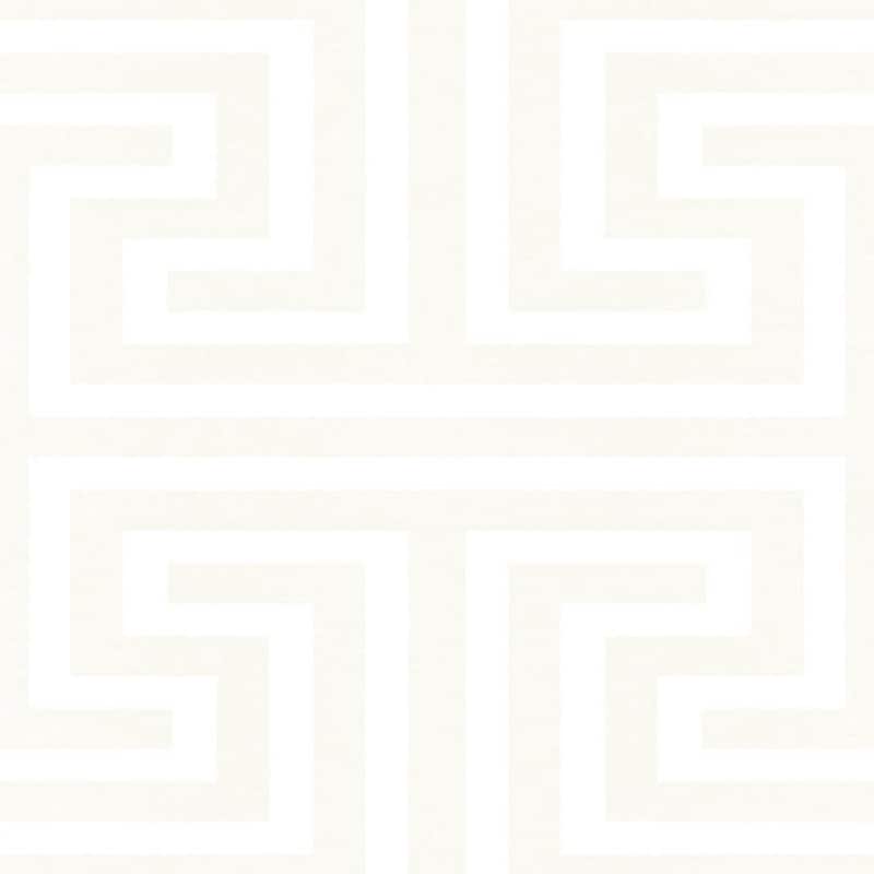 Galerie Wallcoverings Synergy Collection Geometric Maze Matte Finish Vinyl on Non-woven Wallpaper Roll - 33-feet long x 21-inches wide - White