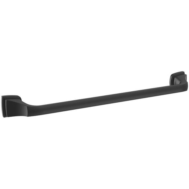 Amerock Revitalize 18" Towel Bar - Matte Black