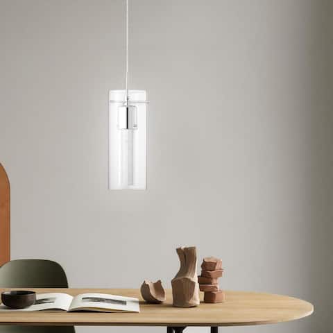Cassandra PCDT Droplet Infused Glass LED Pendant Light