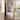 Modern White Kitchen Cabinet with Storage Basket on the Lower Layer