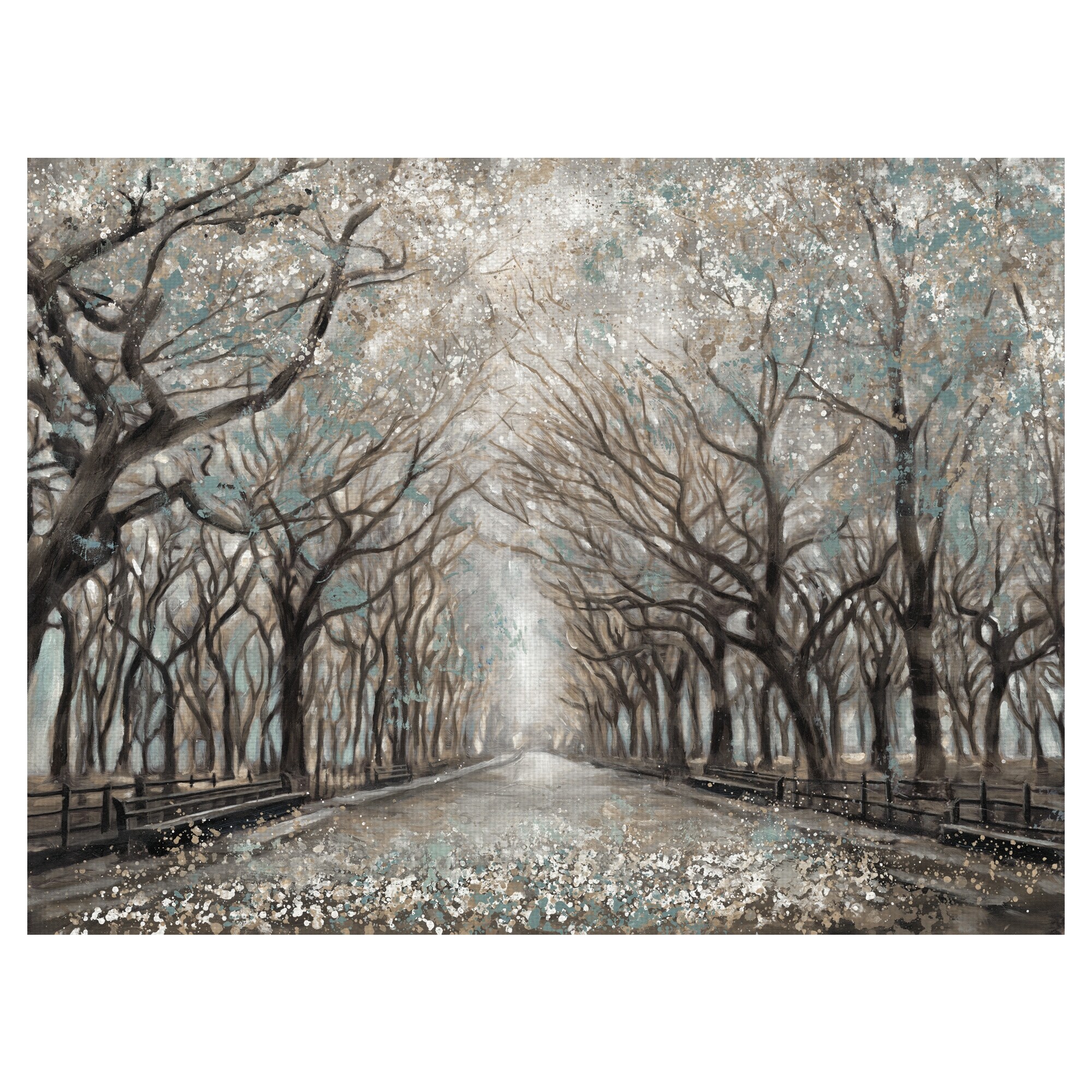 Momentary Quiet Platinum by Frank Parson Canvas Art Print