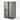 Garvee 16 gal 3 Compartment Trash Can, 3-in-1 Stainless Steel Garbage Can with Soft-Close Lid, Removable Inner Buckets
