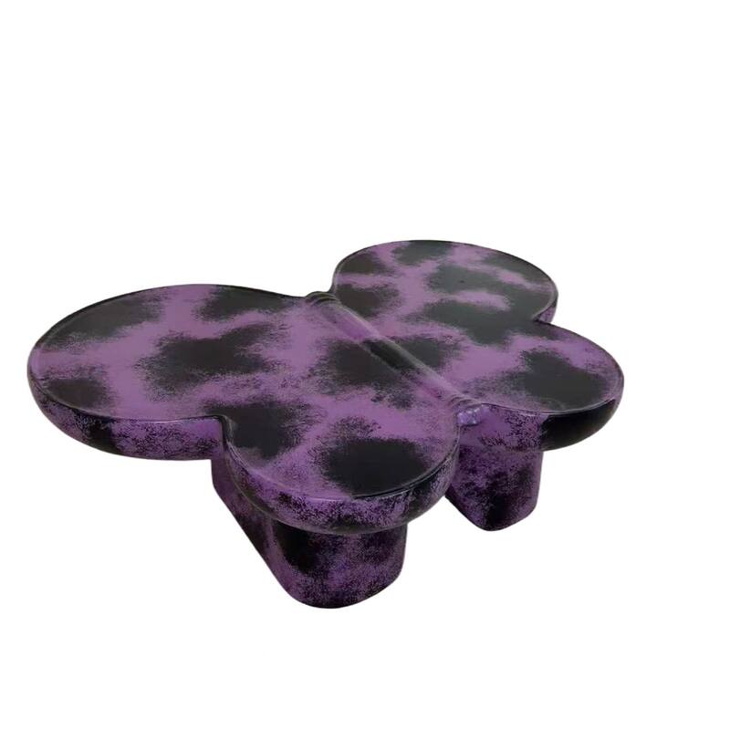Butterfly-Inspired Coffee Table Low Height Profile End Table