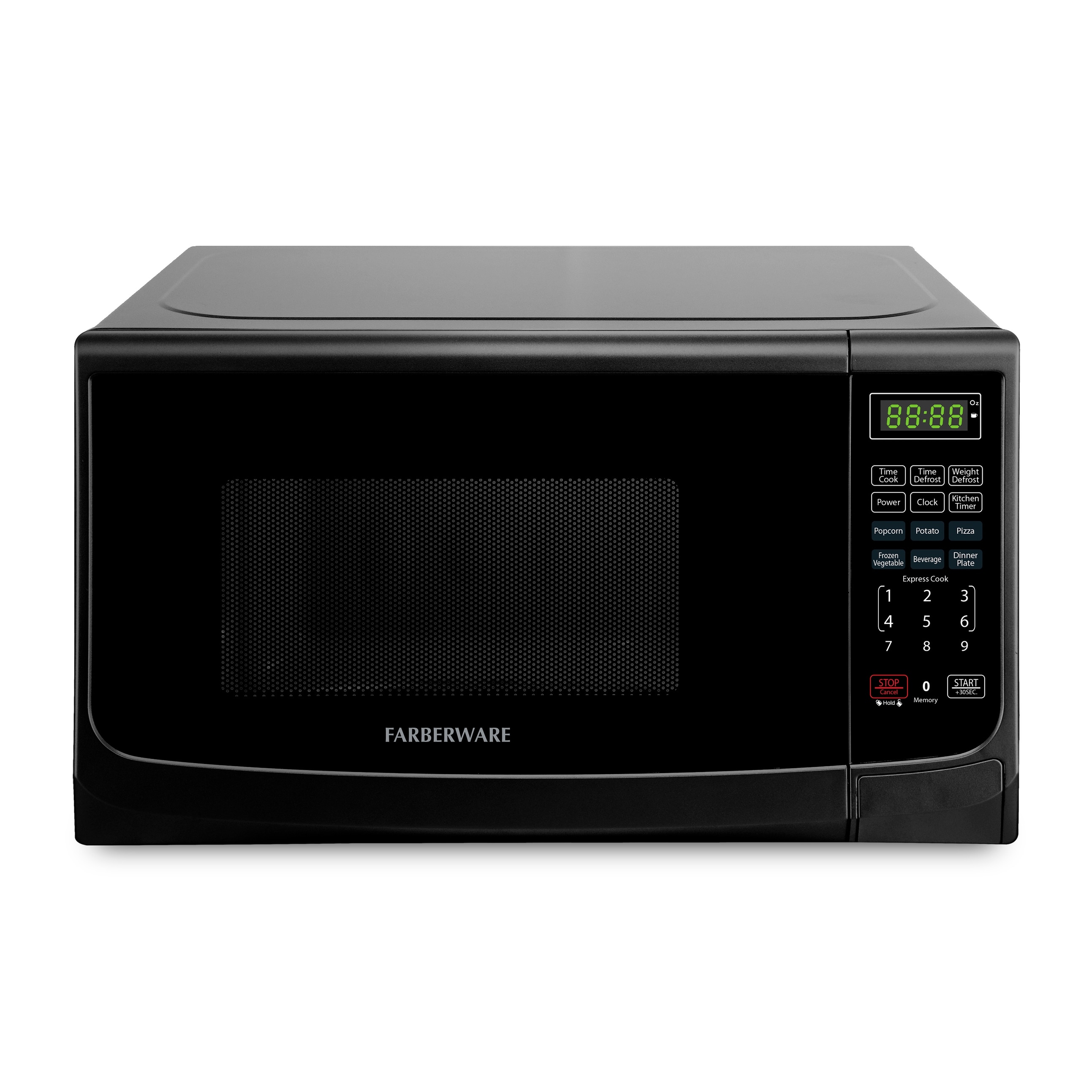 Farberware 1000 Watt 1.1 Cu. ft. Countertop Microwave Oven with LED Lighting and Child Lock White