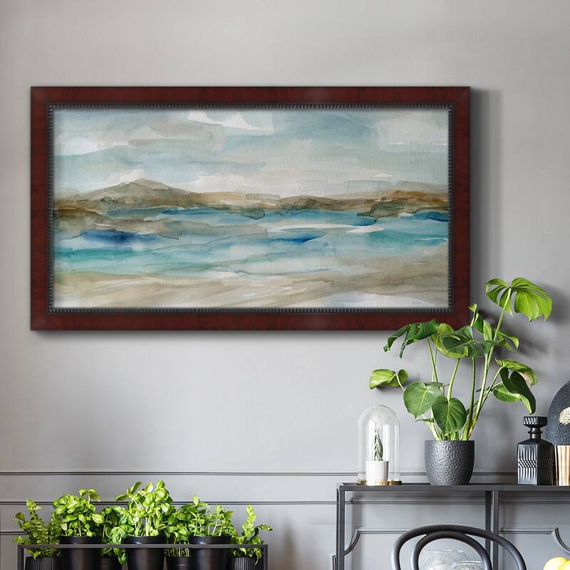 Peaceful Beach II Premium Framed Canvas- Ready to Hang