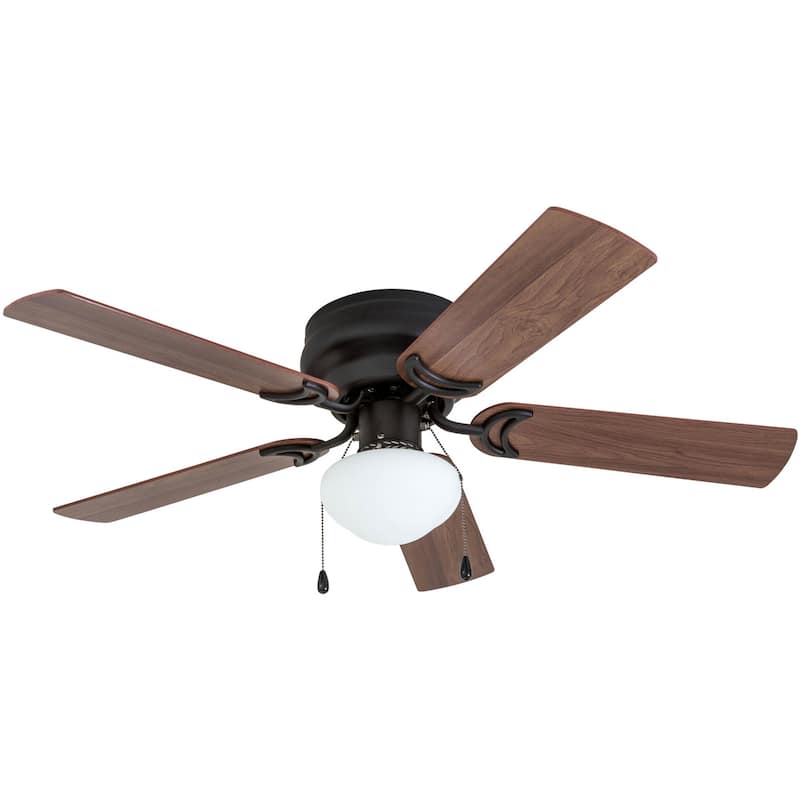 44" Prominence Home Alvina Satin Nickel Traditional Indoor LED Ceiling Fan with Light, Pull Chain