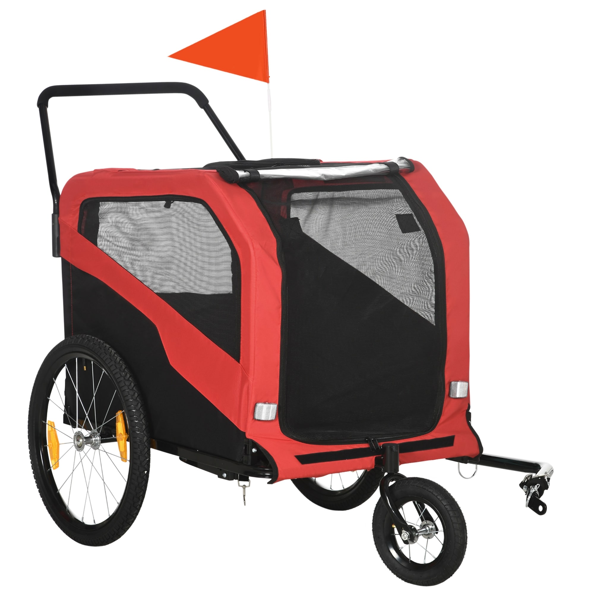Bike trailer for 2 dogs on sale