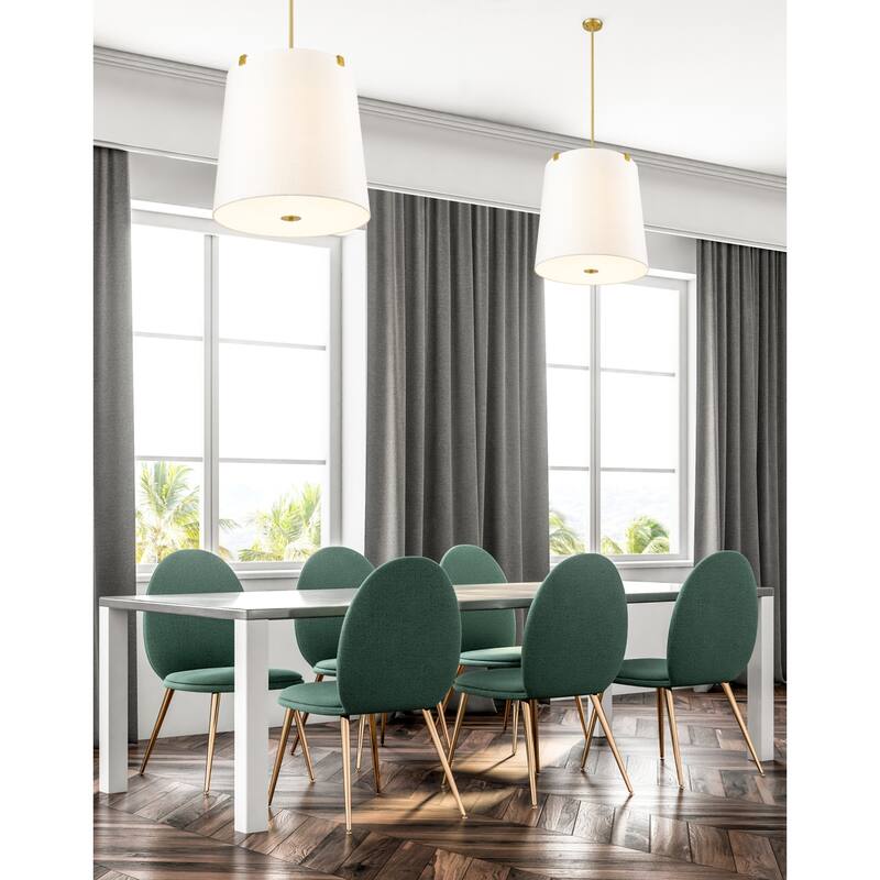 Z-Lite 3501P24 Weston 6 Light 24" Wide Pendant with Shade