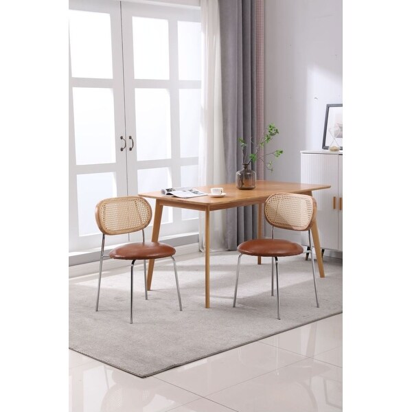 Round back on sale rattan chair