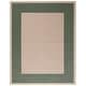 preview thumbnail 72 of 133, SAFAVIEH Courtyard Sherrie Border Indoor/ Outdoor Waterproof Patio Backyard Rug 9' x 12' - Beige/Dark Green