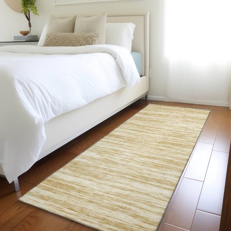 Premium Washable Super Soft Casual Ombre Mayfield Rug - Gold - 2'3" x 7'6"