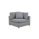 Option Rich Gray Corner Chair