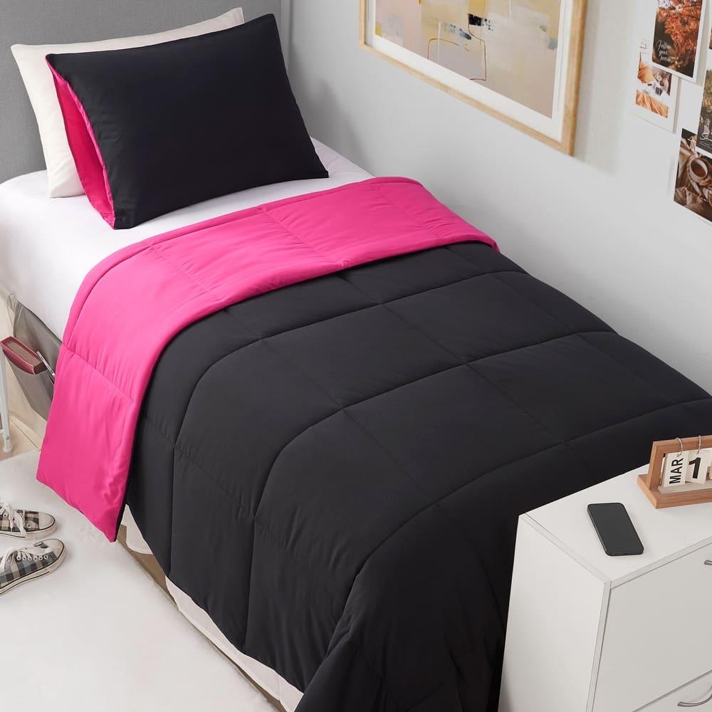 The Sheet Lab Box Stitch Reversible Comforter Sets