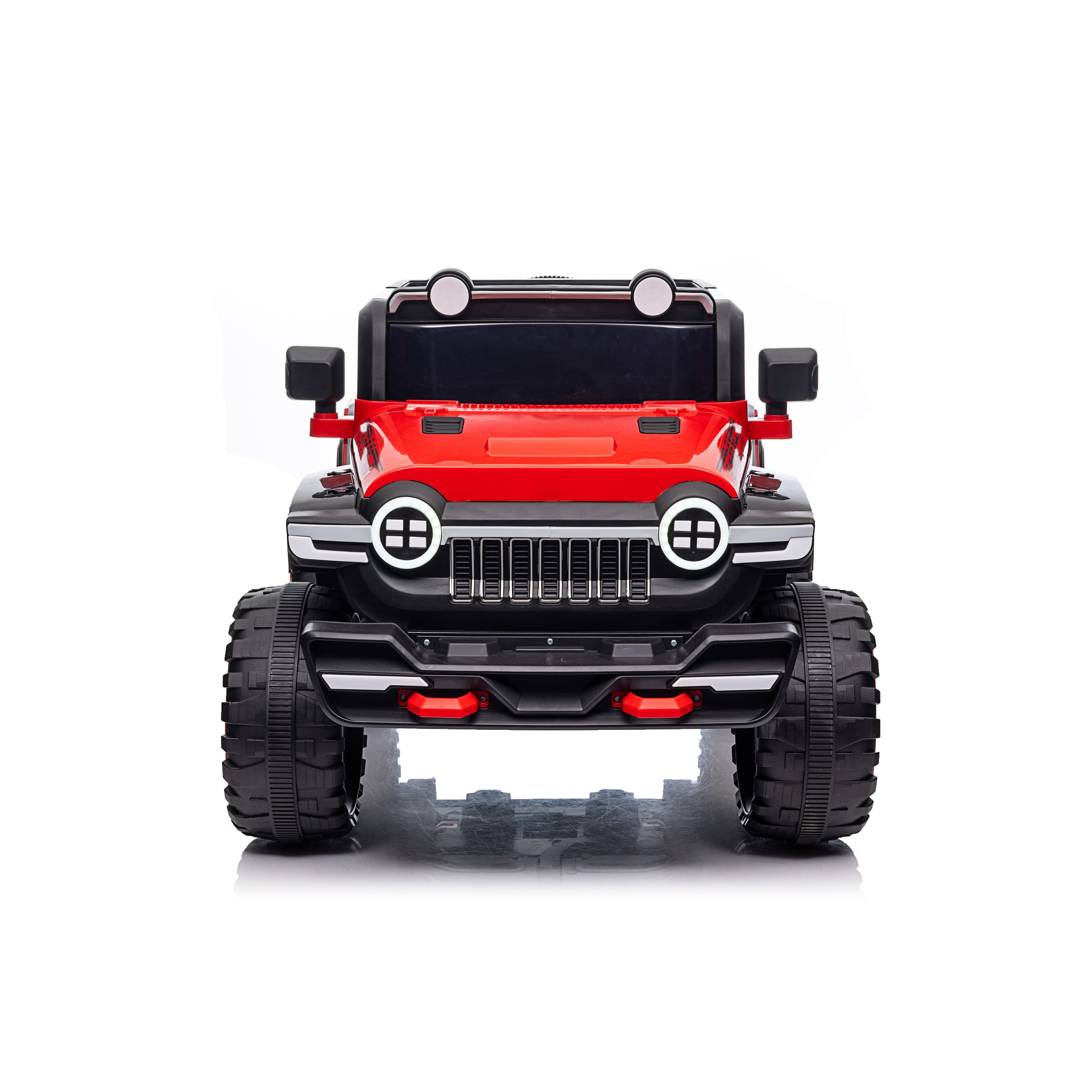 Battery powered car with remote control outlet