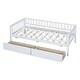 preview thumbnail 56 of 95, Roomfitters Twin Size Daybed Wood Frame with Two Storage Compartments, Space-Saving and Stylish Design for Any Room