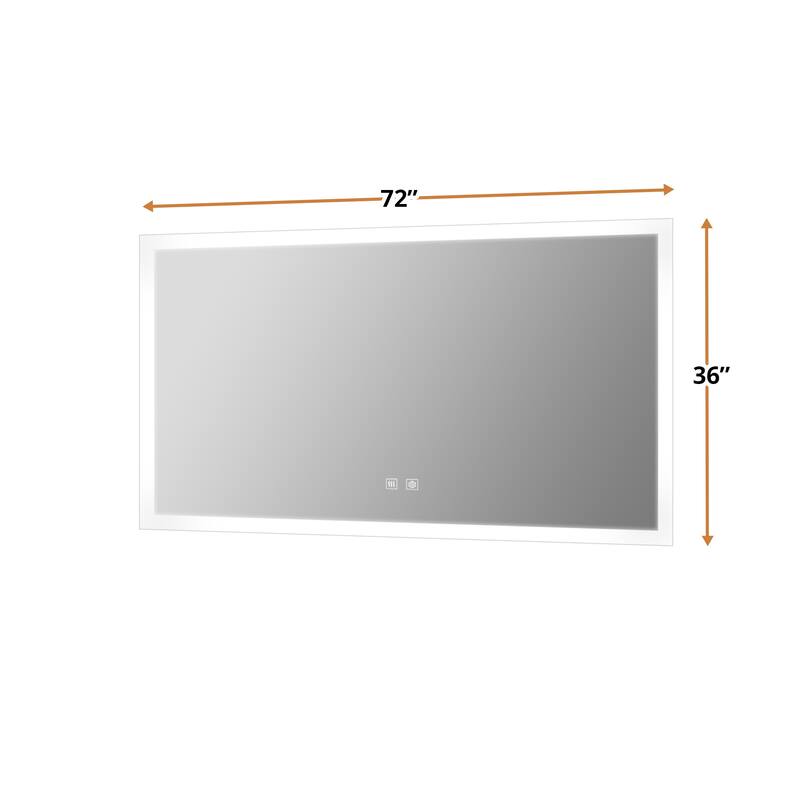 Aurorium LED Bathroom Vanity Mirror - N/A