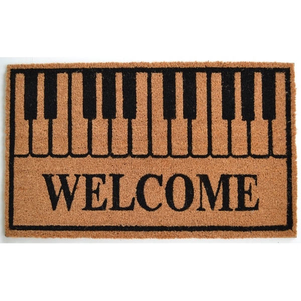 Piano Keys Welcome Outdoor DoorMat. Opens flyout.