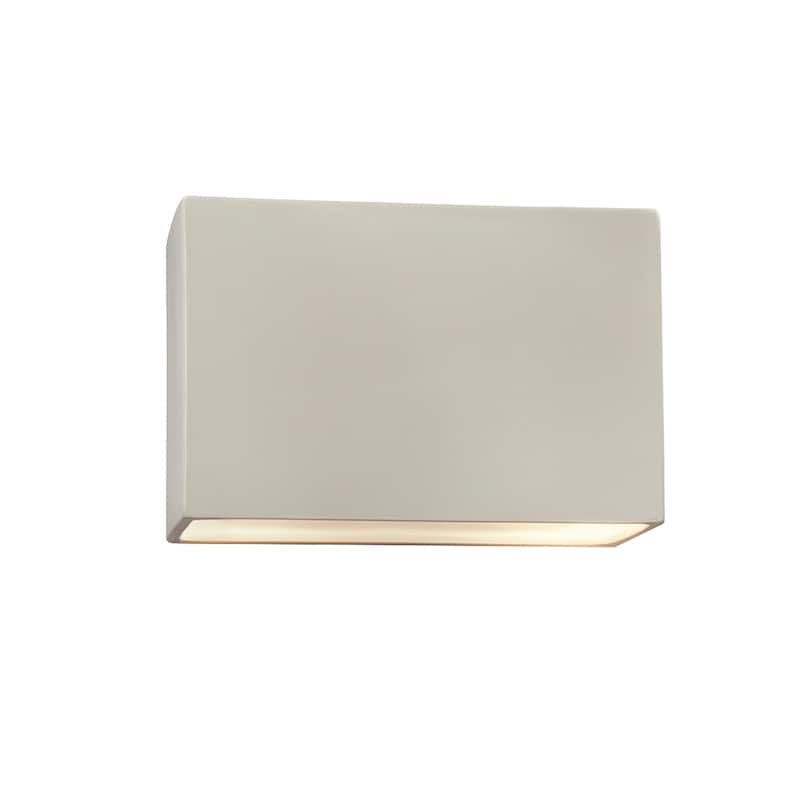 Silver Orchid Chandler 12-inch Rectangular Wall Sconce - Matte White