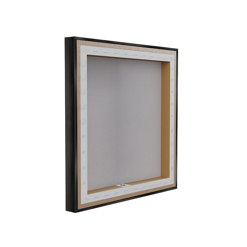 Stupell Neutral Rustic Abstract Flower Framed Floater Canvas Wall Art Design By Liz Jardine
