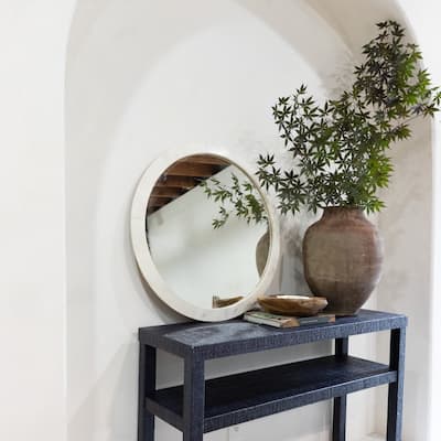 Indigo Road by Egypt Sherrod x East at Main Capri Round Mirror
