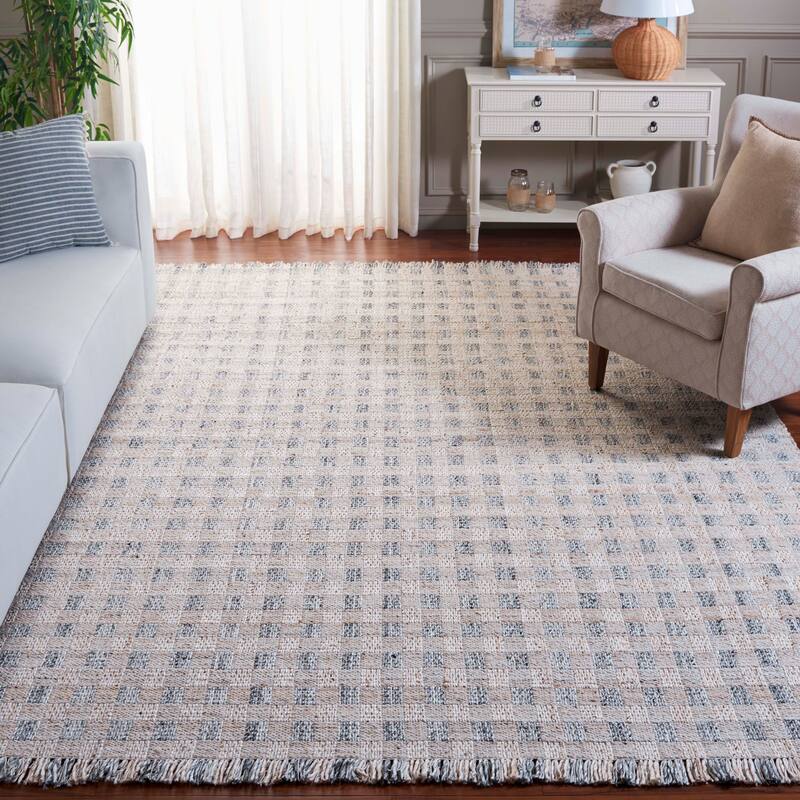SAFAVIEH Handmade Renewal Friedlinde Rug - 9' x 12' - Ivory/Grey