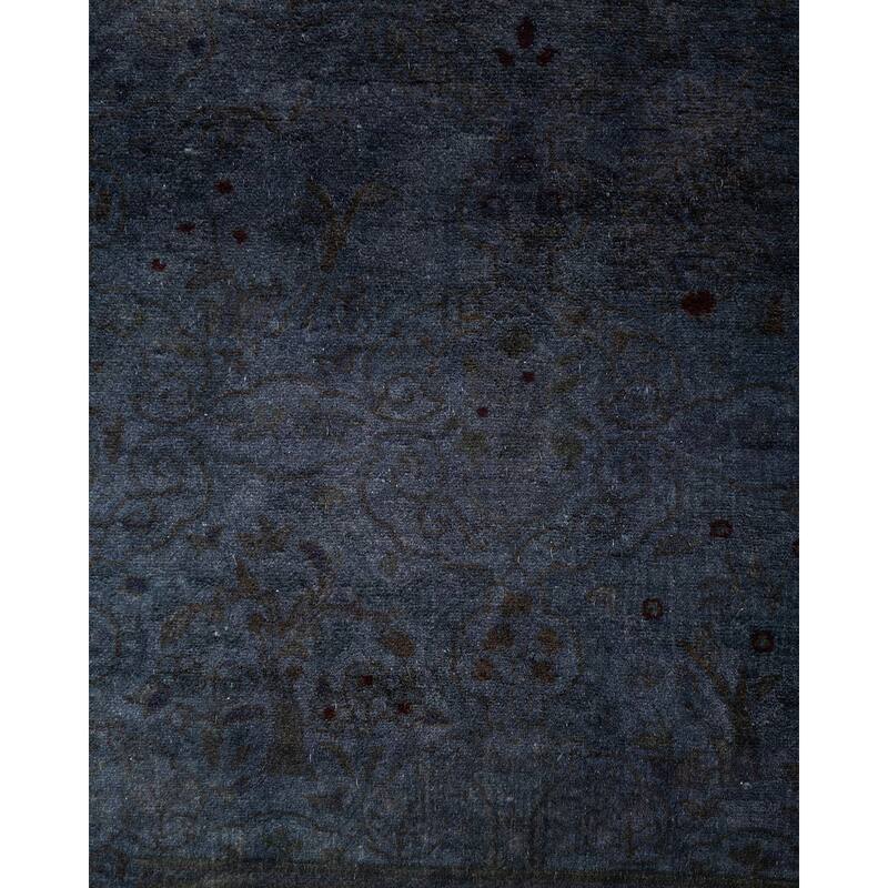 Fine Vibrance, One-of-a-Kind Hand-Knotted Runner Rug - Brown, 3' 0" x 8' 10" - 3' 0" x 8' 10"