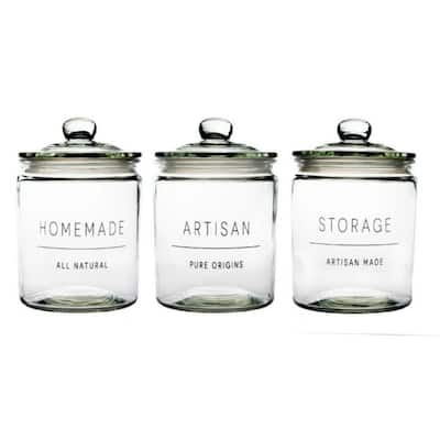 Amici Home Stockholm Glass Canister Small - 36 oz