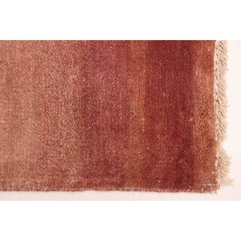 ECARPETGALLERY Hand-knotted Peshawar Ziegler Salmon Wool Rug - 5'0 x 6'10