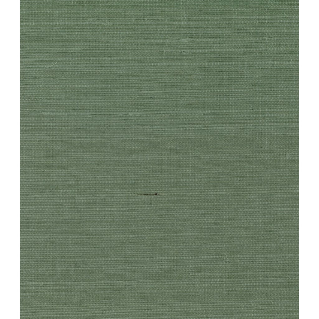 Seabrook Designs Lichen Green Sisal Grasscloth Unpasted Wallpaper - 36 in W x 24 ft. L